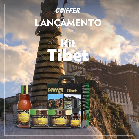 KIT DE HIDRATAÇÃO SAGRADO DO TIBET COIFFER 4 ITENS