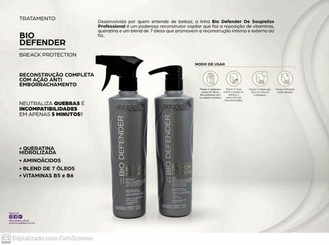 Kit Bio Defender Soupleliss Professional