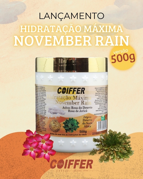 Máscaras Hidratação Maxima November Hain Coiffer 500gr