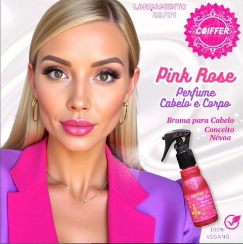 perfume de cabelo pink rose 80 ml coiffer