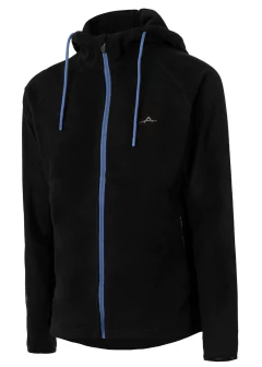 ABYSS CAMPERA MICROPOLAR NEGRO MUJER