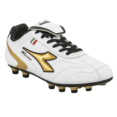 BOTINES DIADORA CLASICO UNISEX BLANCO NEGRO ORO - comprar online