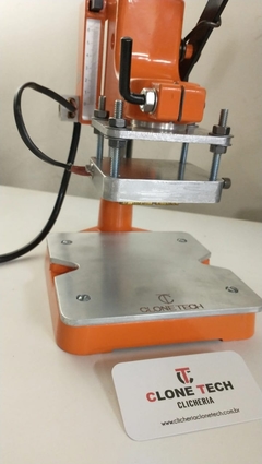 Carimbadeira Hot Stamping 300 watts (acompanha 1 Clichê 3x3cm ou 2x4cm) - Clicheria Clone Tech