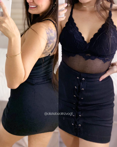 Short saia Ilhós Allana 0157