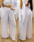 Calça Pantalona Verônica Branco