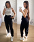 Calça Cenoura Marinah - Preto - comprar online