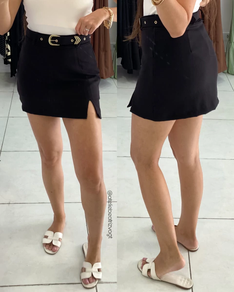 Short Saia Essenza - Preto - comprar online