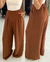 Calça Pantalona Verônica Marrom - comprar online