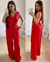 Macacão Pantalona Luisiana - Vermelho