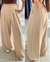 Calça Pantalona Verônica Areia - comprar online