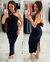 Vestido Canelado Dianna - Preto - comprar online