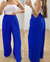 Calça Pantalona Verônica Azul Bic