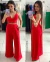 Conjunto Pantalona e Cropped Cris - Vermelho