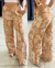 Calça Pantalona Jade - Bege - comprar online