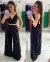 Conjunto Pantalona e Cropped Cris - Preto