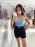 Blusa Canelada Cinthia - Azul Bebê - comprar online
