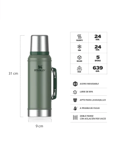 Termo stanley 950 ml - Matematico MATES