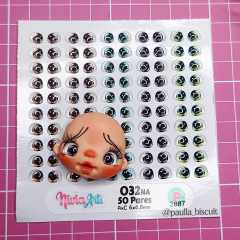 Olhos Resinados 032NA - comprar online