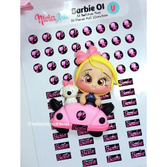 Apliques Resinados Barbie 01