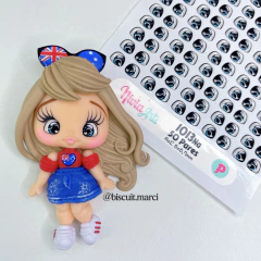 Olhos Resinados 1013na - Nivia Arts