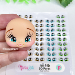Olhos Resinados NII 416 - Nivia Arts