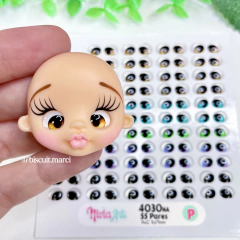 OLHOS RESINADOS 4030na - Nivia Arts