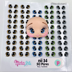 Olhos Resinados NII 34 - comprar online