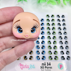 Olhos Resinados NII 34