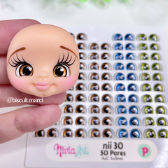 OLHOS RESINADOS NII 30