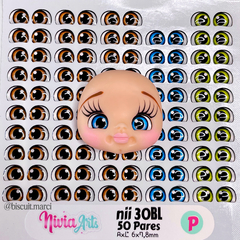 Olhos Resinados NII 30 BL - comprar online