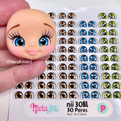 Olhos Resinados NII 30 BL