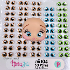 Olhos Resinados NII 104 - comprar online