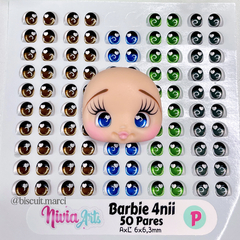 Olhos Resinados Barbie 4 NII - comprar online