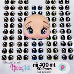 Olhos Resinados NII 400 MT - Nivia Arts