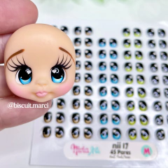 Olhos Resinados NII 17 na internet