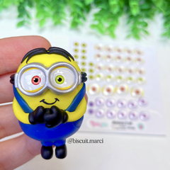 Olhos Resinados Minions 2 nii (CARTELA PARA O MOLDE DA FABY RODRIGUES) - Nivia Arts