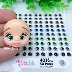 OLHOS RESINADOS 4026na - Nivia Arts