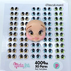 OLHOS RESINADOS 4009na - Nivia Arts