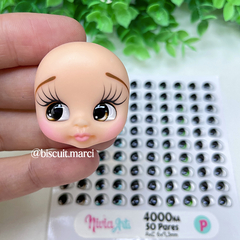 OLHOS RESINADOS 4000na - Nivia Arts