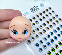 OLHOS RESINADOS 4022na - Nivia Arts