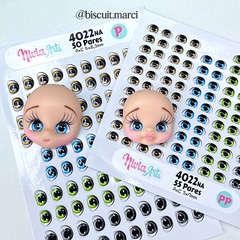 OLHOS RESINADOS 4022na - Nivia Arts