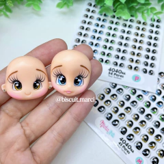 OLHOS RESINADOS 4040na - Nivia Arts