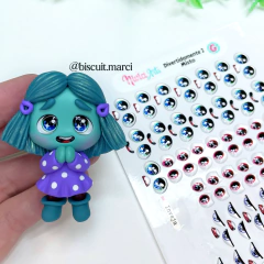 Olhos Resinados Divertidamente 2 - Nivia Arts