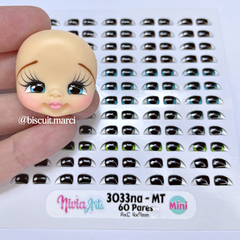 Olhos Resinados 3033na - MT - Nivia Arts