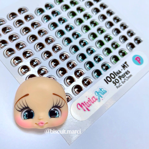 Olhos Resinados 1001NA - MT