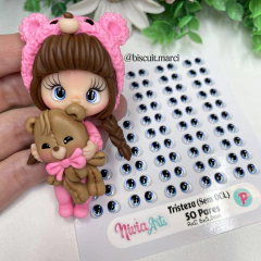 Olhos Resinados TRISTEZA (SEM ÓCULOS)