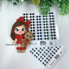 Olhos Resinados 1015NA - Nivia Arts