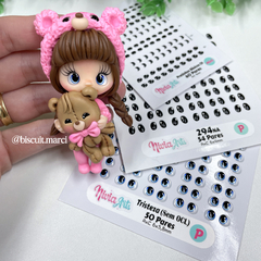 Olhos Resinados Pretinhos Básicos 01 - comprar online