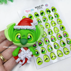 Olhos Resinados Stitch 03 - comprar online