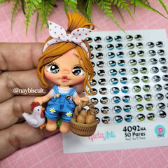 Olhos Resinados 4092na - comprar online